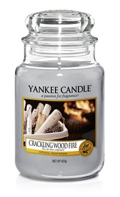 Crackling Wood Fire stor krukke